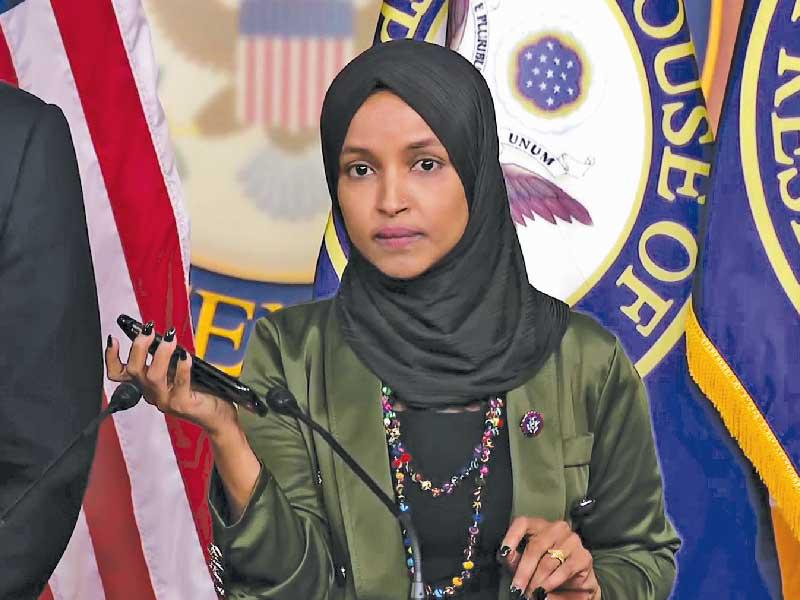 عضو في الكونغرس الأميركي إلهان عمر 