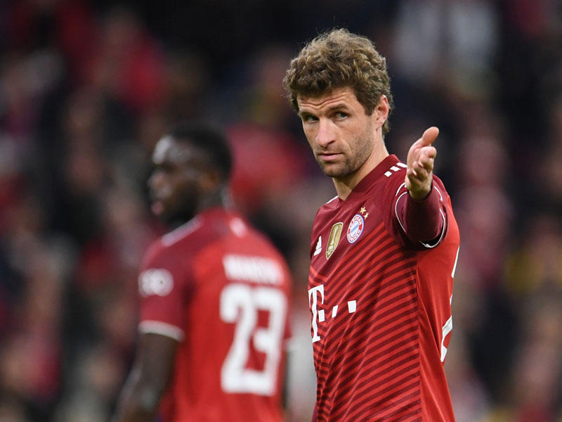 لاعب بايرن ميونيخ توماس مولر 