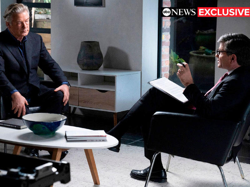 بالدوين خلال المقابلة