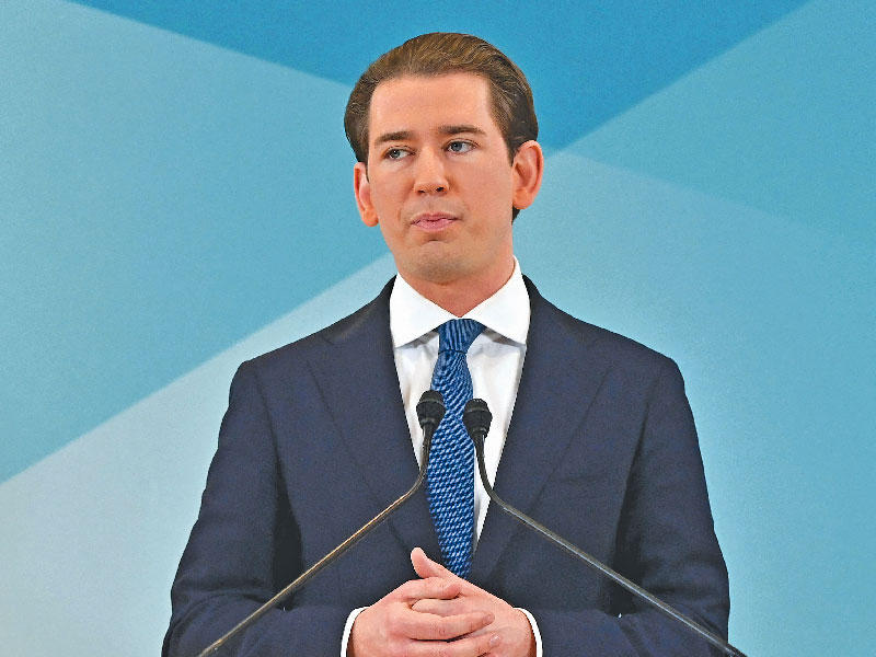 المستشار النمساوي السابق، زباستيان كورتس