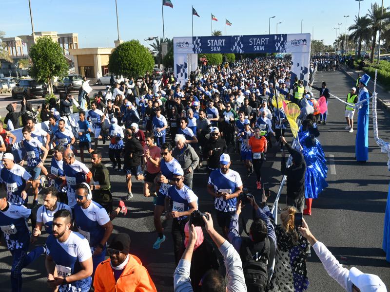 جانب من السباق