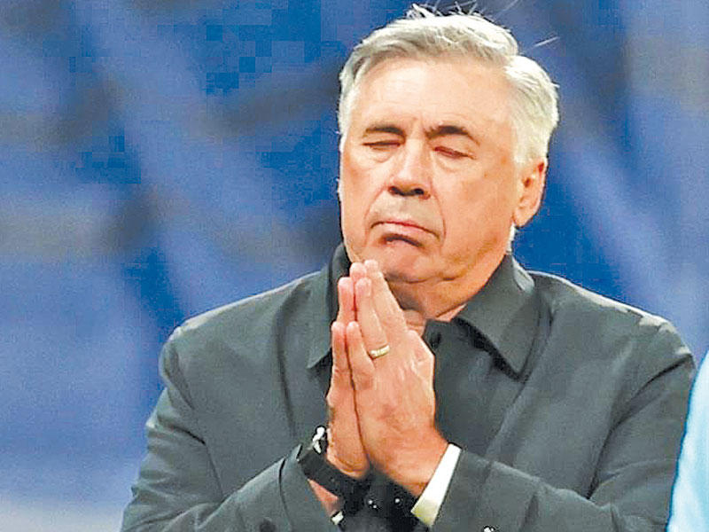 الإيطالي كارلو أنشيلوتي مدرب ريال مدريد