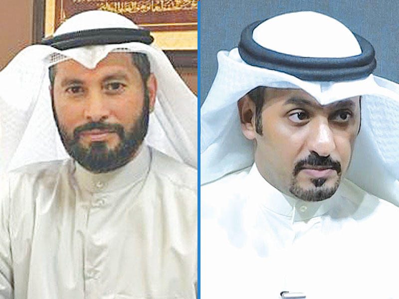 معلم اللغة العربية مشعل السمران - موجه أول اللغة الانكليزية مشاري البرمان