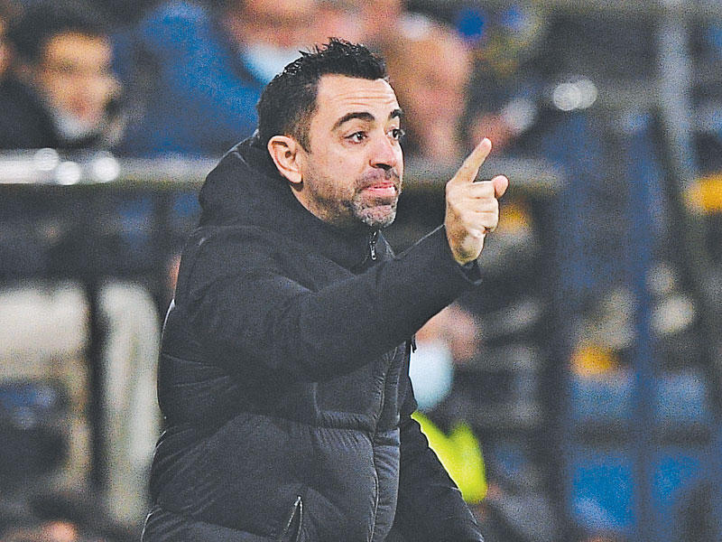 المدير الفني لبرشلونة تشافي هيرنانديز