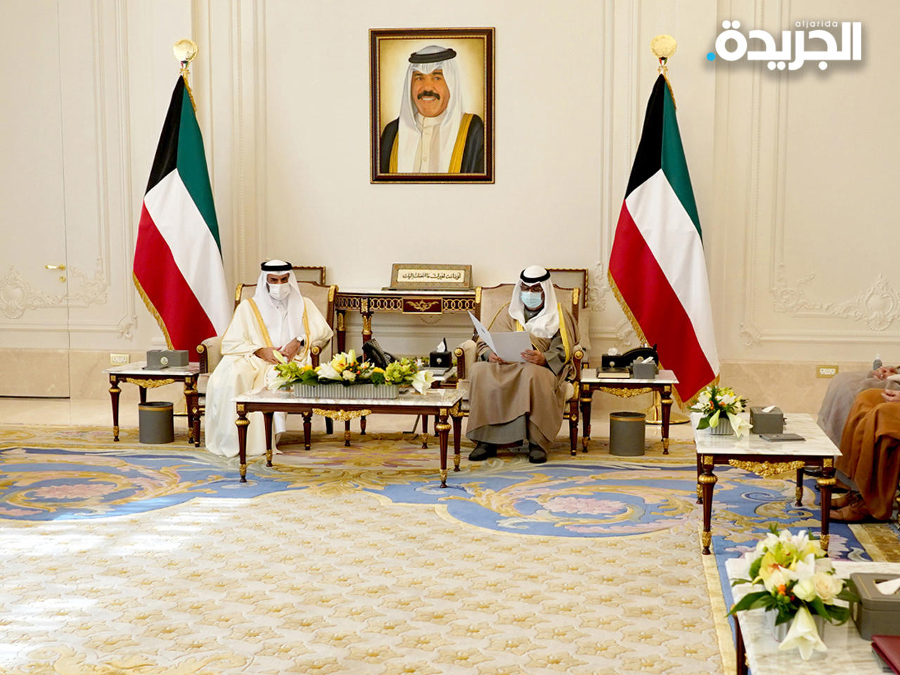 سمو ولي العهد مستقبلاً السفير القطري علي آل محمود