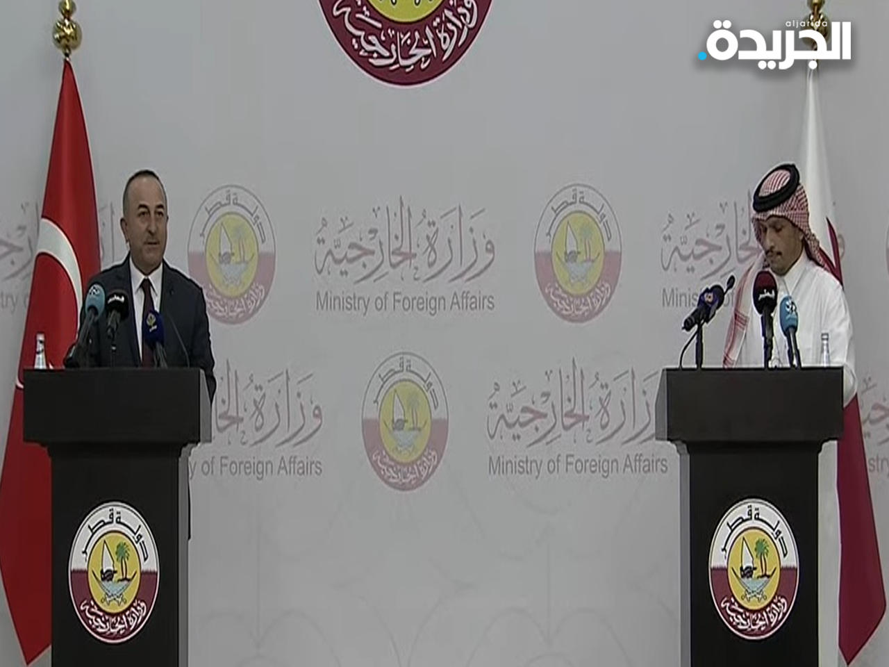 جانب من المؤتمر الصحفي