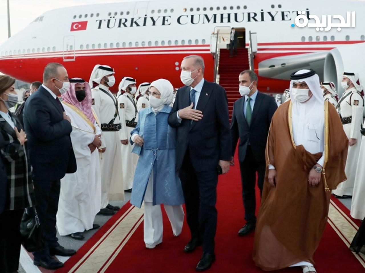 الرئيس التركي يصل قطر في زيارة رسمية