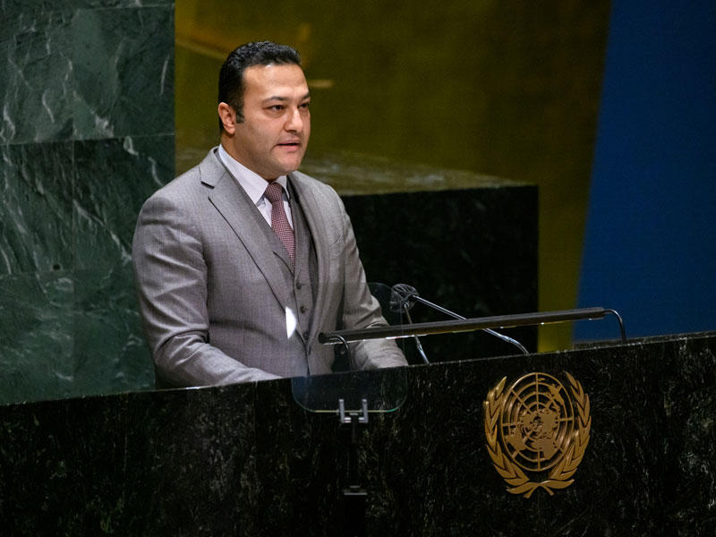 المستشار بوفد الكويت الدائم لدى الأمم المتحدة فيصل العنزي 