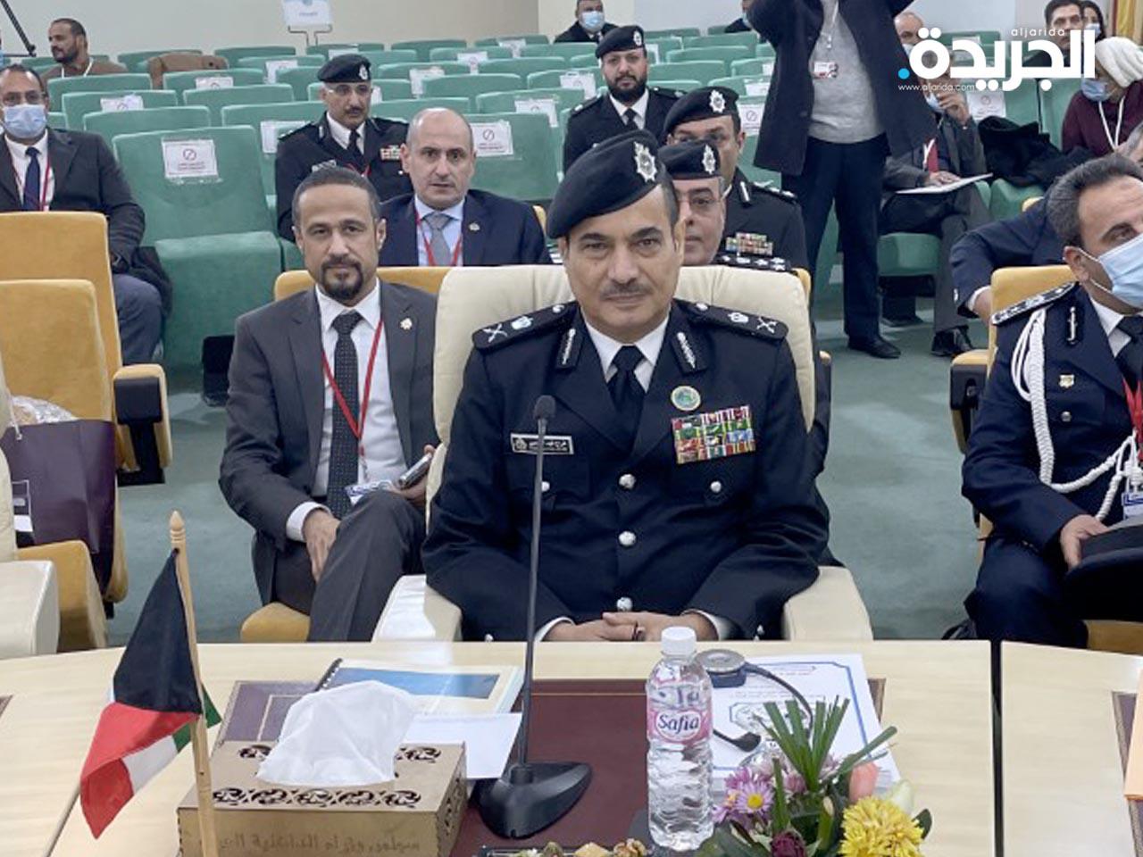 الوكيل المساعد لشؤون الأمن العام اللواء فراج الزعبي خلال المؤتمر