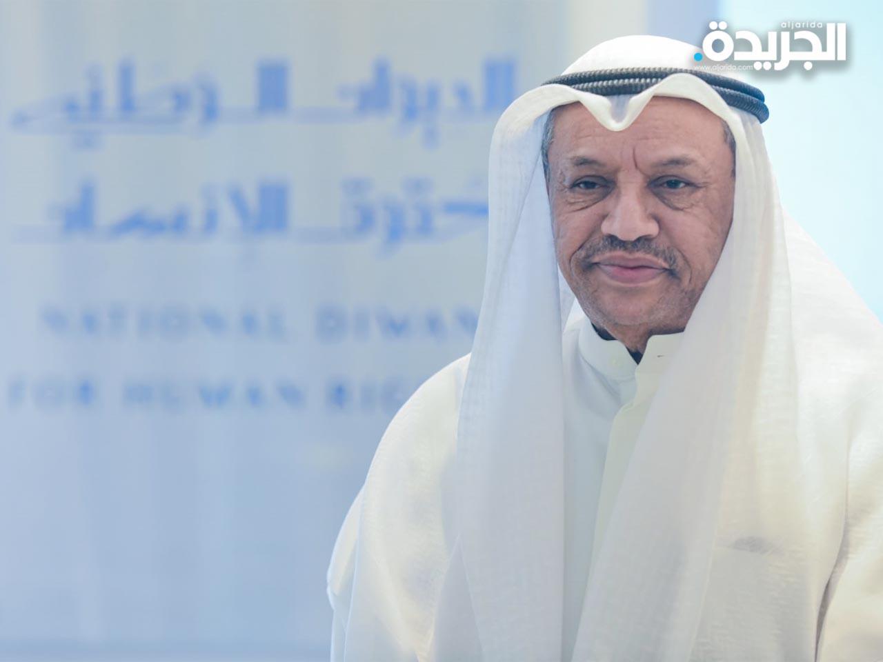 ‏رئيس الديوان الوطني لحقوق الإنسان السفير جاسم المباركي 