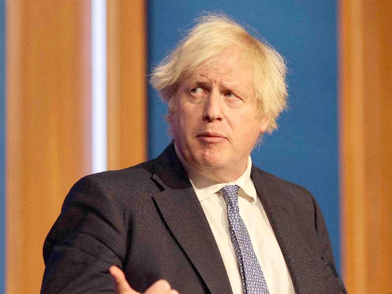 رئيس الوزراء البريطاني، بوريس جونسون