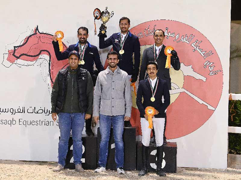 بدر ومحمد الميلم يتوجان الفرسان بعد ختام الشوط الرئيسي