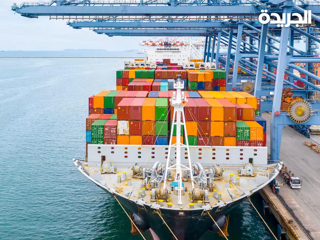 حاويات في أحد الموانئ