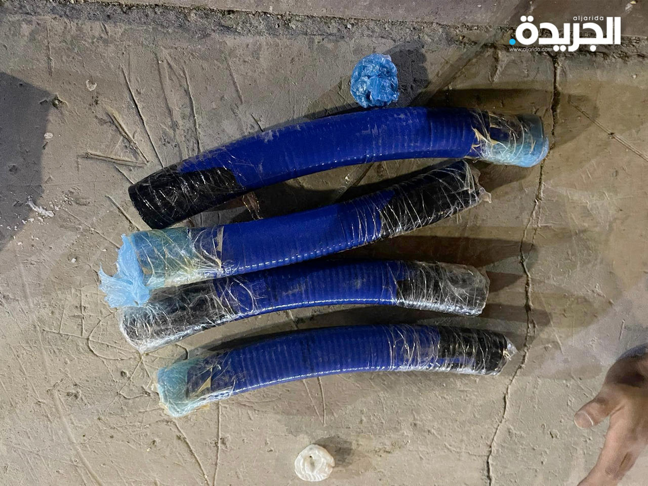 جانب من الشحنة المضبوطة