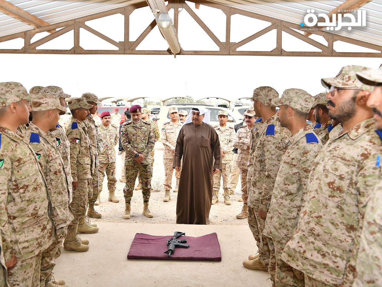 الجابر خلال الزيارة