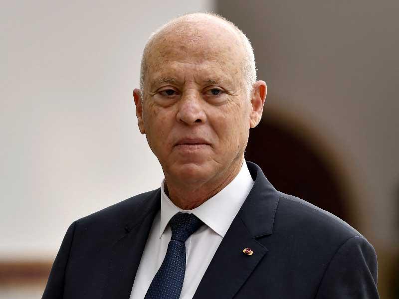  الرئيس التونسي قيس سعيد