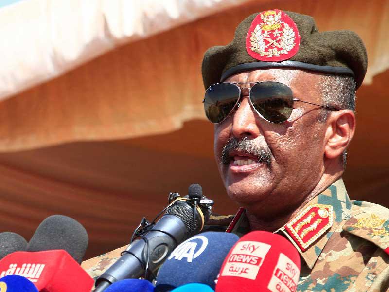 رئيس مجلس السيادة في السودان الفريق عبدالفتاح البرهان