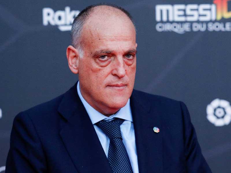 رئيس رابطة الدوري الإسباني لكرة القدم (الليغا) خافيير تيباس