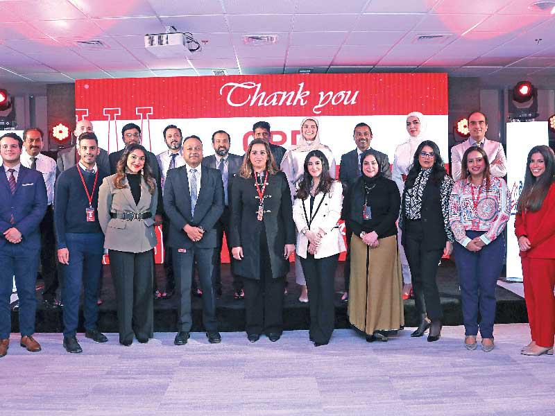 مشاركون في الاحتفال