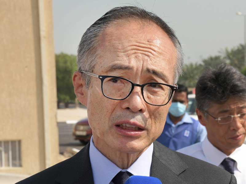 السفير الياباني لدى البلاد ماساتو تاكا أوكا 