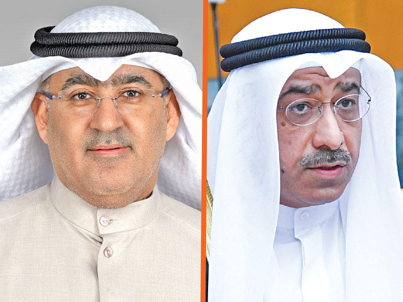 وزير التجارة والصناعة د. عبدالله السلمان - النائب أحمد الحمد 