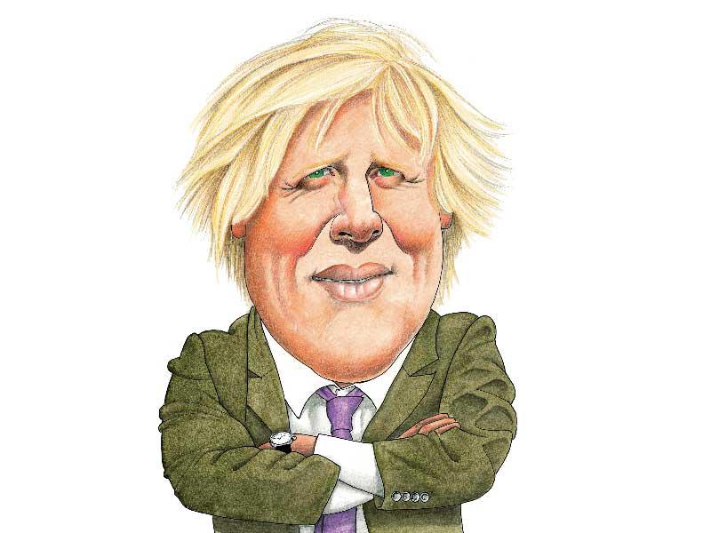 كاريكاتير  رئيس الوزراء البريطاني بوريس جونسون