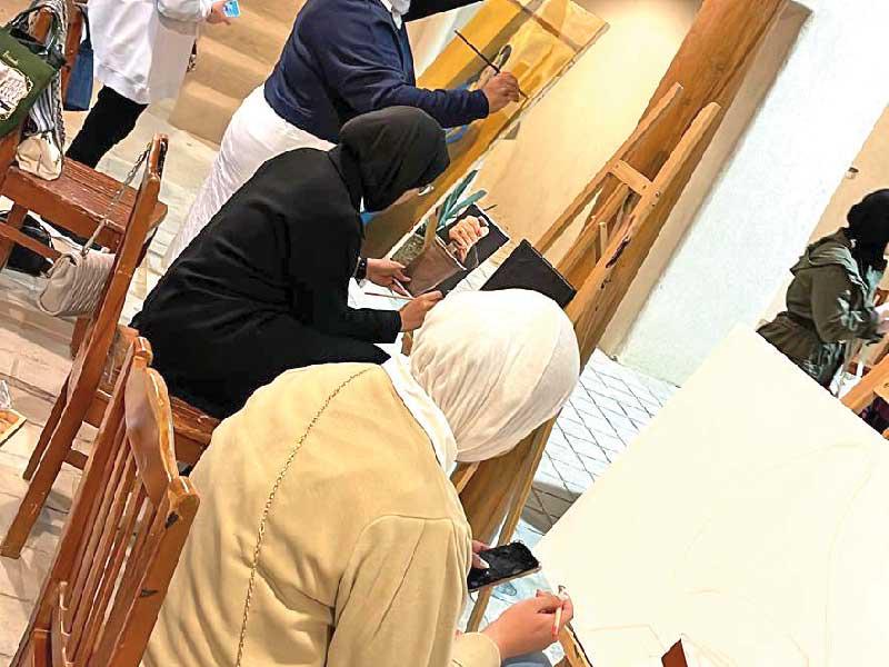 من أجواء الورشة 