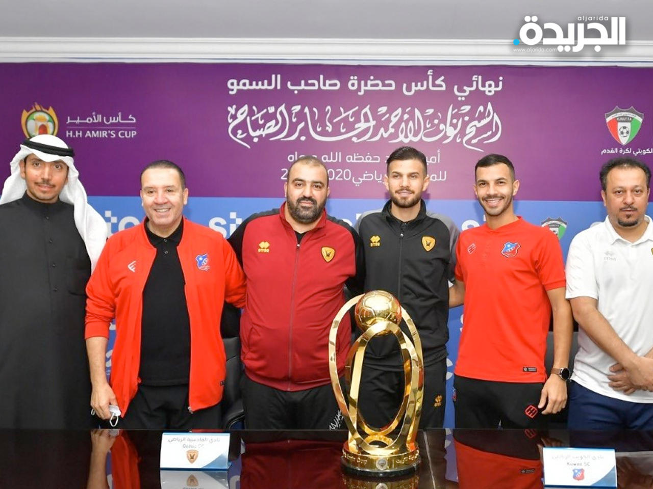 مدربا القادسية والكويت في المؤتمر الصحفي