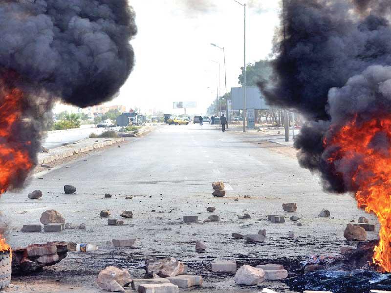 اشتعال المواجهات في محافظة القصرين التونسية