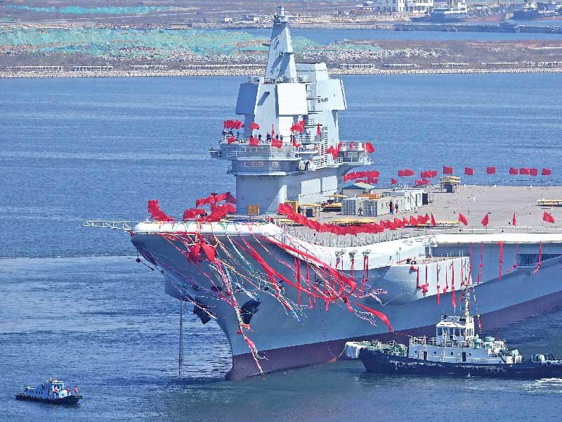 الصين تعزز قدراتها البحرية بتدشين ثاني حاملة طائرات في البحر الجنوبيt(غلوبال وواتش)