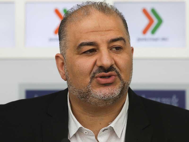  رئيس القائمة الموحدة في الكنيست الإسرائيلي منصور عباس