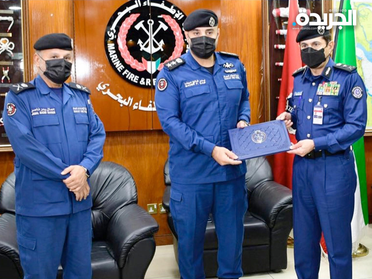 المكراد كرم قوة الإطفاء المشاركة بتأمين كأس العرب وتمرين «وطن»