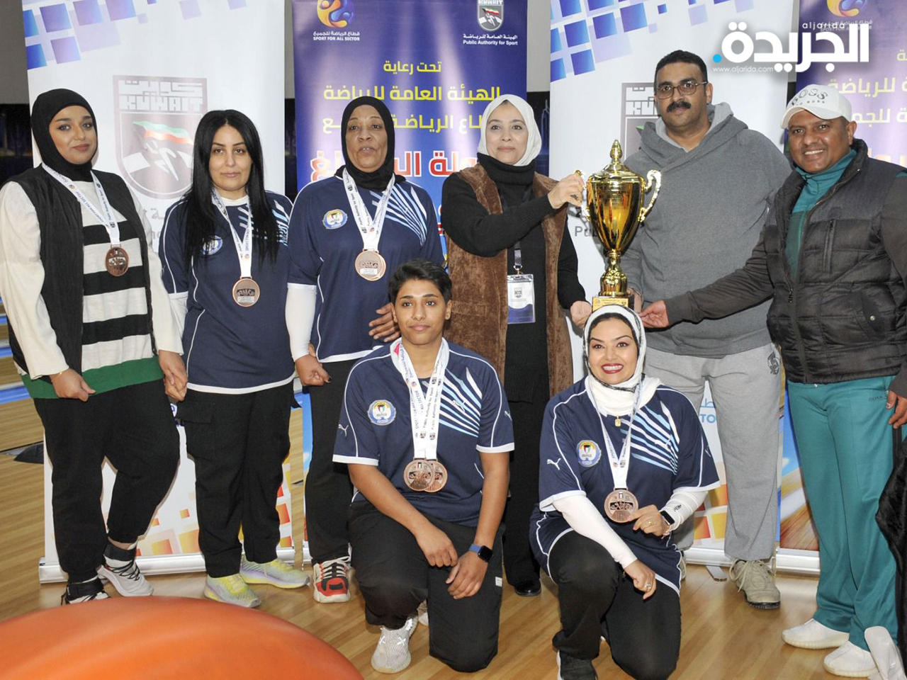 «سيدات التربية» يتوجن ببطولة دوري الوزرات للبولينغ