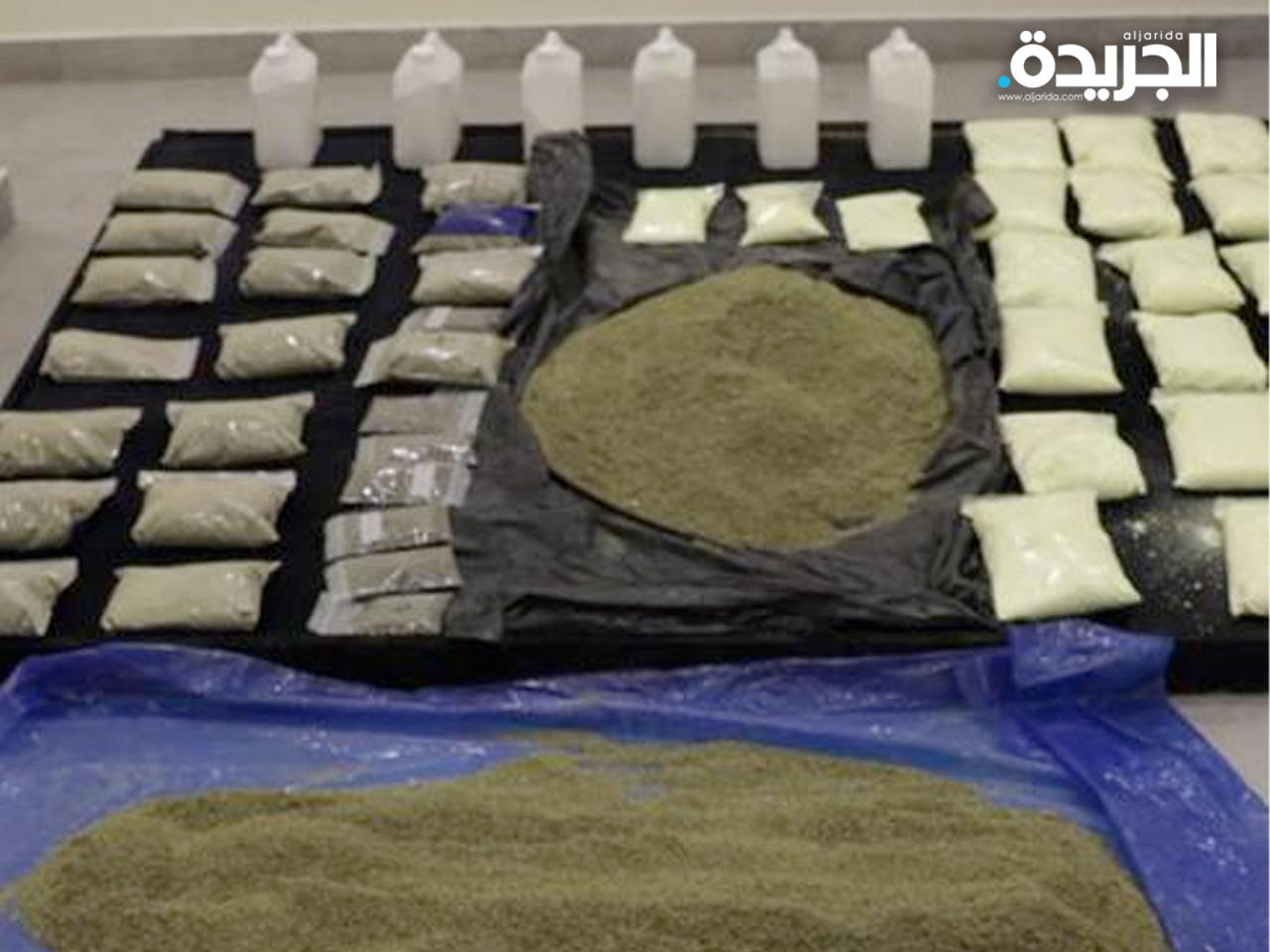 جانب من المضبوطات