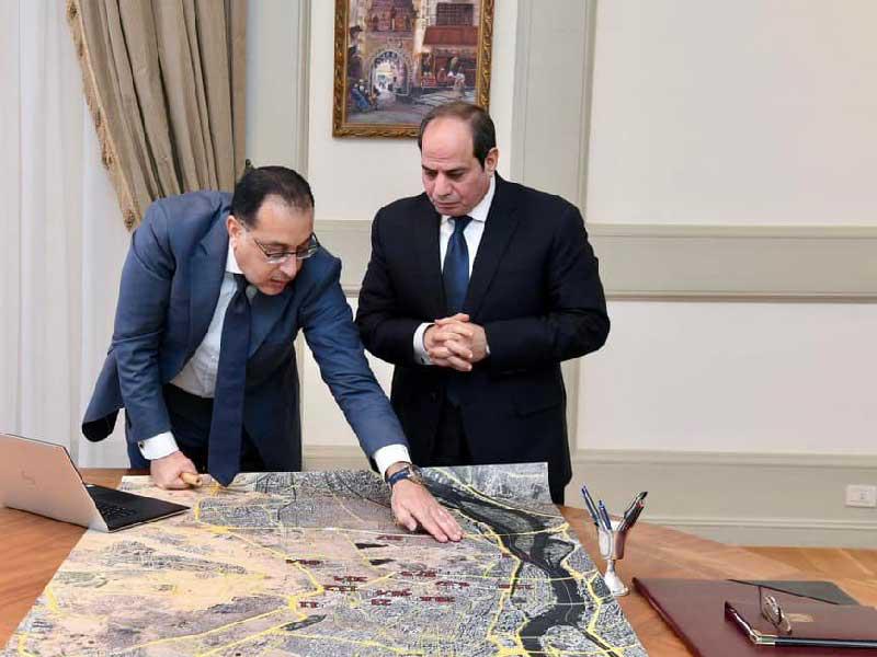 عبدالفتاح السيسي يتابع موقف تطوير المناطق غير المخططة بالقاهرة الكبرى