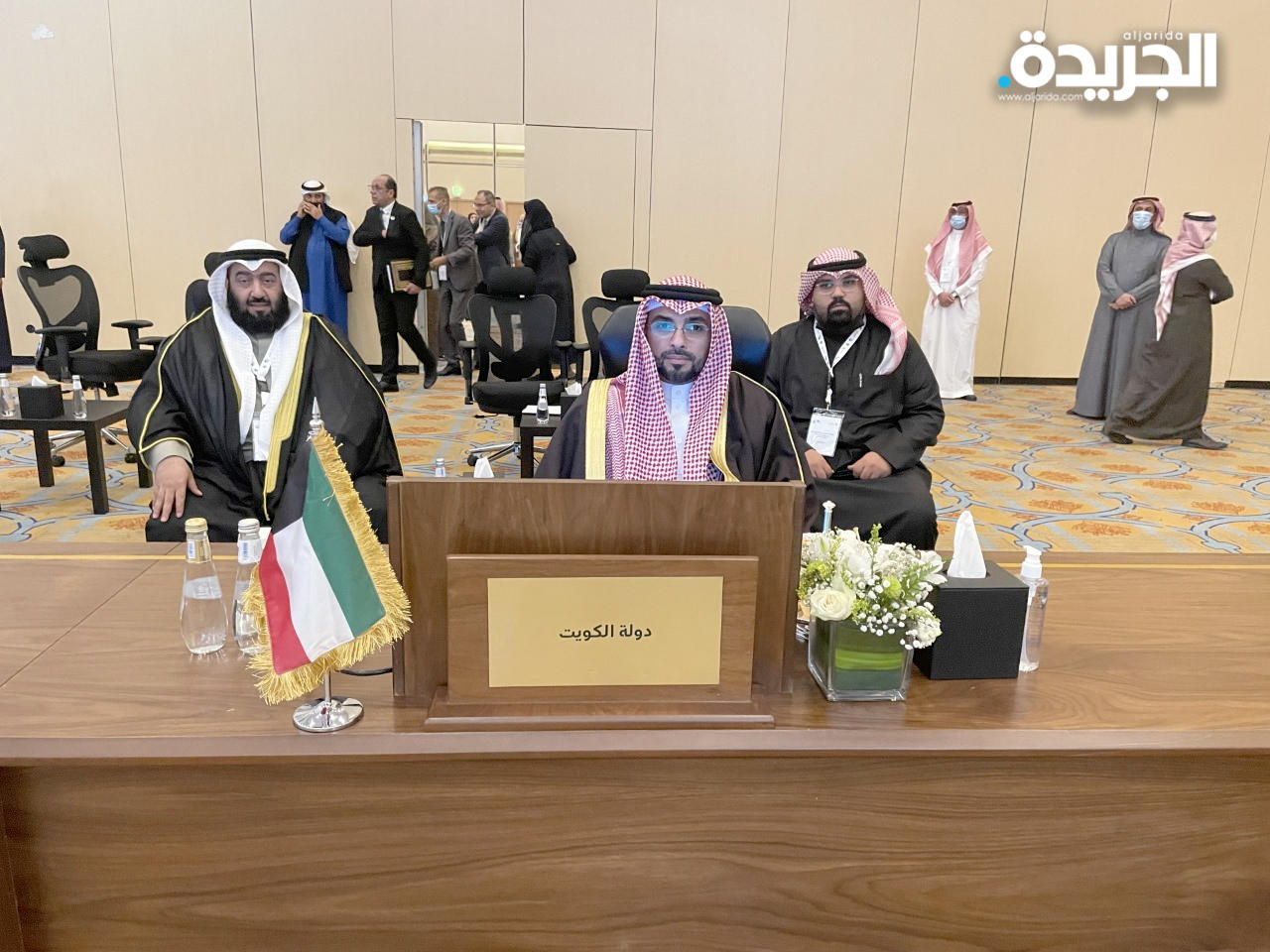 عبدالعزيز شعيب خلال اجتماع مجلس وزراء الشؤون الاجتماعية العرب