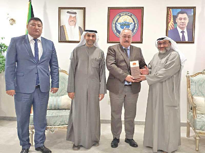 جمعية الرحمة العالمية بحثت التعاون مع سفير قيرغيزستان