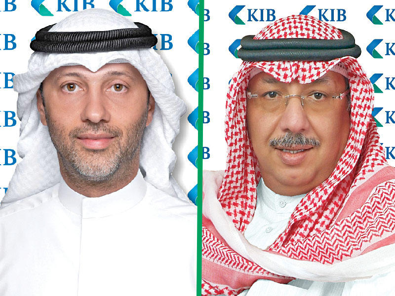 رئيس مجلس إدارة بنك الكويت الدولي (KIB) الشيخ محمد الجراح -  نائب رئيس مجلس الإدارة الرئيس التنفيذي في البنك رائد بوخمسين
