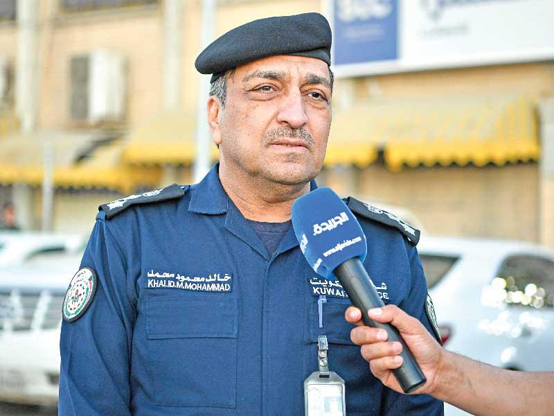 العميد خالد محمود متحدثا إلى «الجريدة»