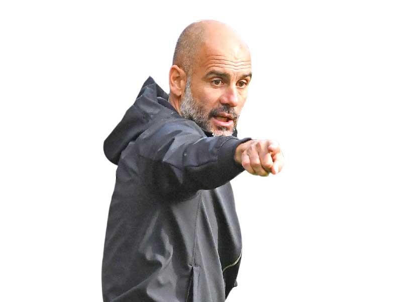 مدرب مانشستر سيتي بيب غوارديولا 