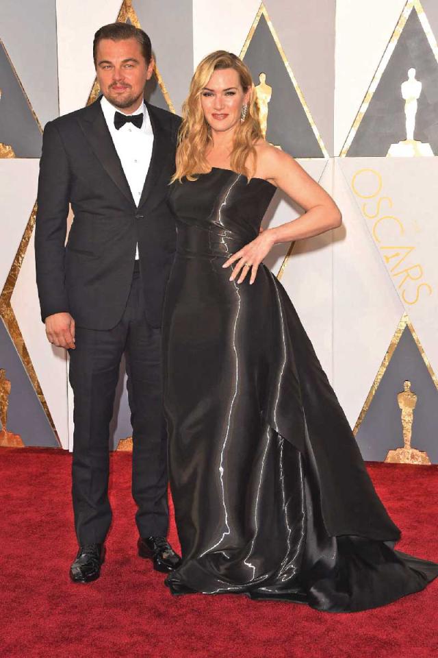 الممثلة كيت وينسلت والممثل ليوناردو دي كابريو