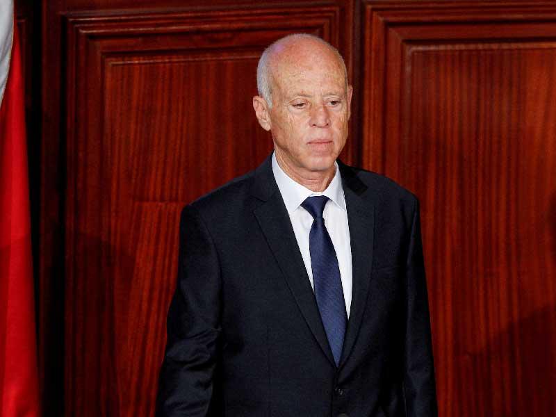  الرئيس التونسي قيس سعيد