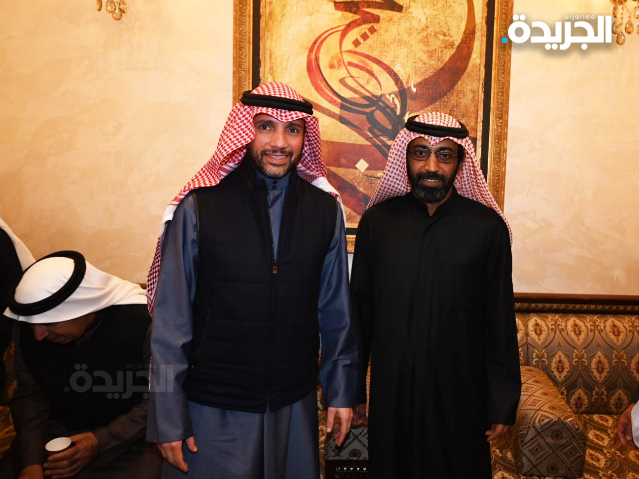 رئيس مجلس الأمة مرزوق الغانم في ديوان عبيد الوسمي