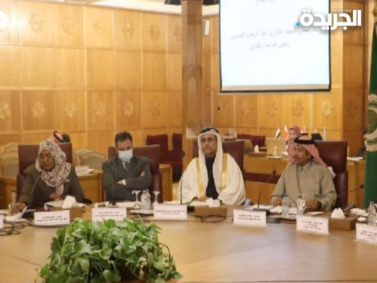 جانب من اجتماع البرلمان العربي