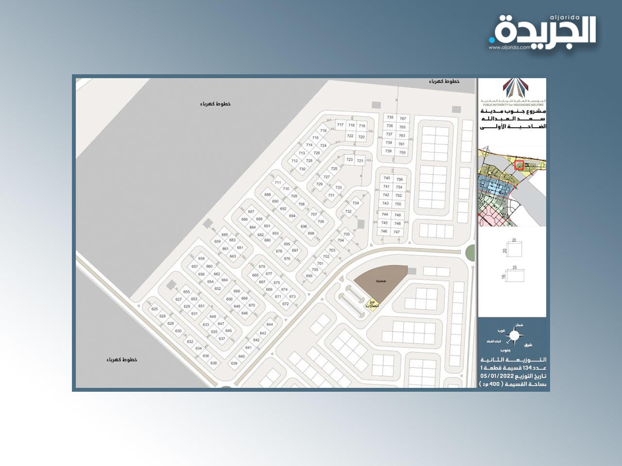 مشروع جنوب مدينة «سعد العبدالله»