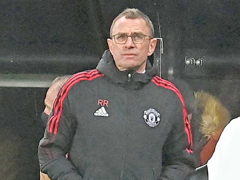 رالف  رانغنيك المدير الفني لفريق مانشستر يونايتد