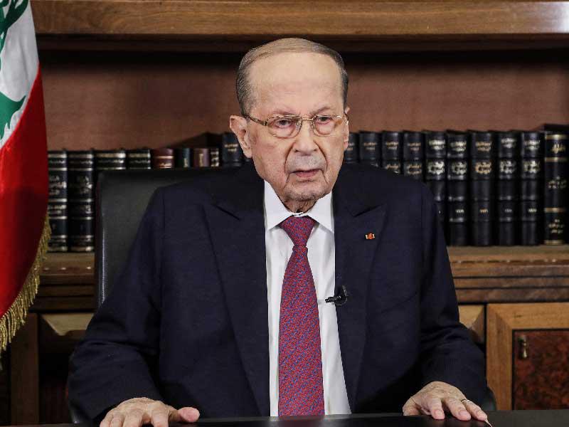  الرئيس اللبناني ميشال عون