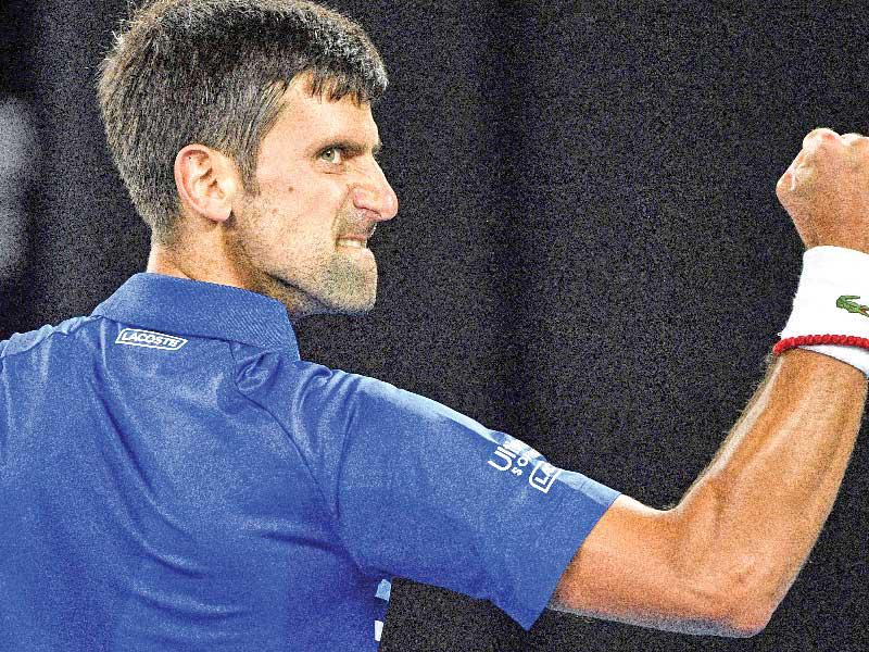 لاعب كرة المضرب الصربي دوشان لايوفيتش 