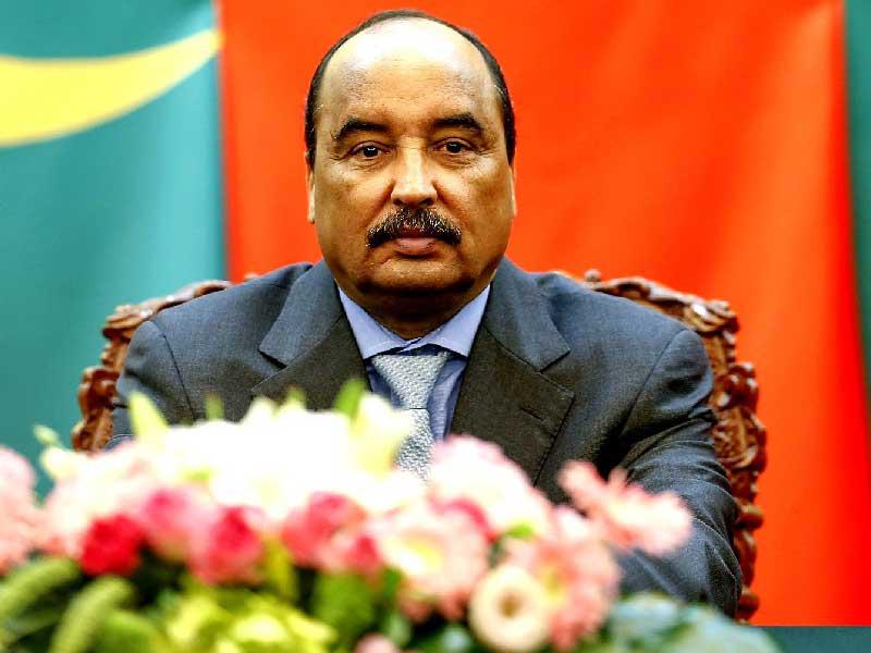  الرئيس الموريتاني السابق محمد ولد عبدالعزيز