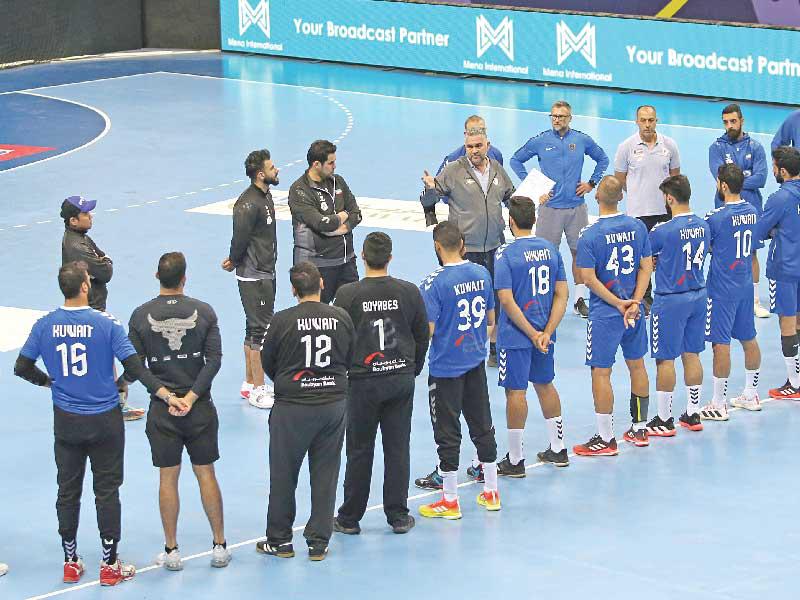 تدريب سابق لمنتخب كرة اليد